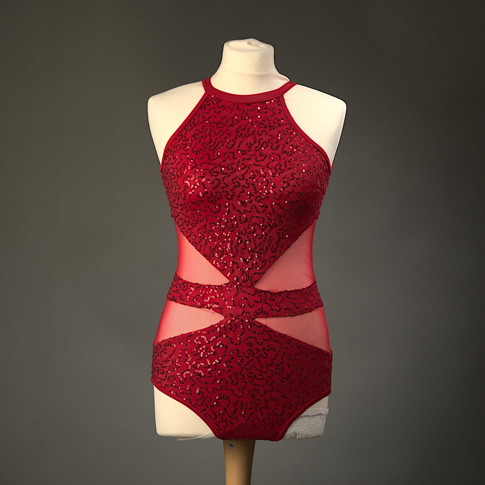 Hire Red Sequin Leotard From Costume Source Modern And Tap Costume