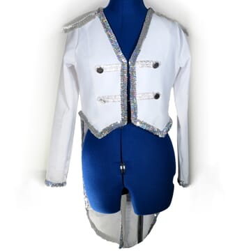 White and Silver Tailcoat