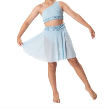 Blue Lyrical Two Piece