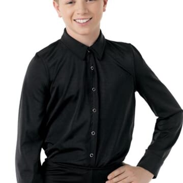 Male Dance Shirt - Black