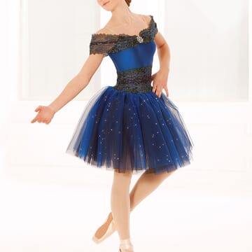 Blue and Black Tutu