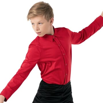 Male Dance Shirt - Red