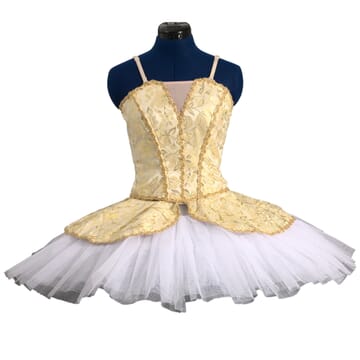 Gold and White Tutu
