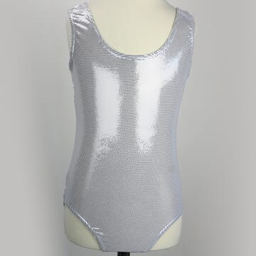 Silver Holographic Leotard