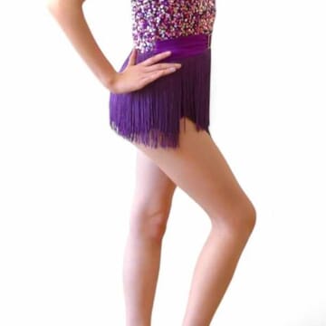 Purple Sequin Flapper