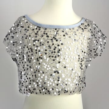Silver Sequin T-Shirt