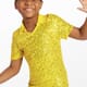 Male Sequin Dance Shirt - Yellow
