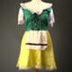 Bavarian Villager - Green and Yellow