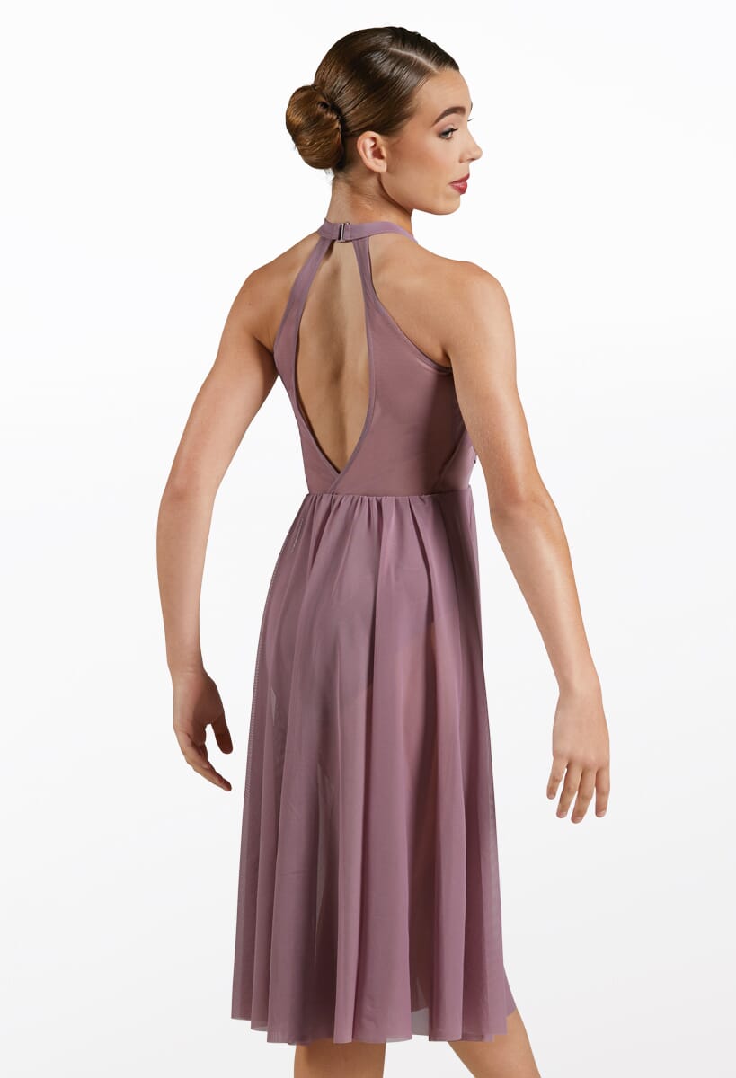 Hire Halter Lyrical Dress Mauve From Costume Source Lyrical Costume For Hire 