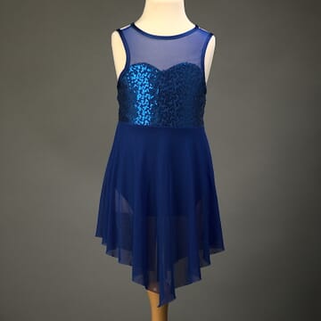 Blue Sequin Dress
