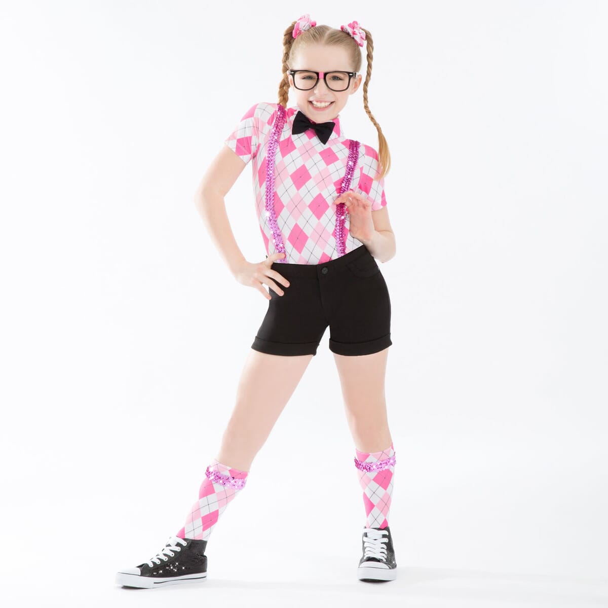 Pink shorts costume best sale