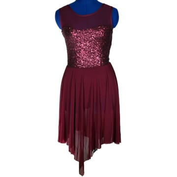 Claret Lyrical Dress